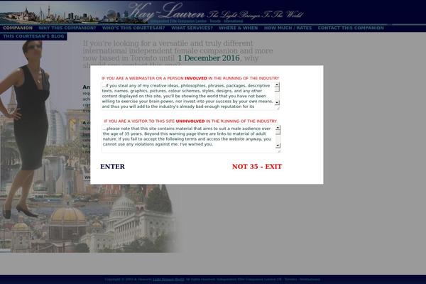 Site using SlideDeck 1 Lite Content Slider plugin