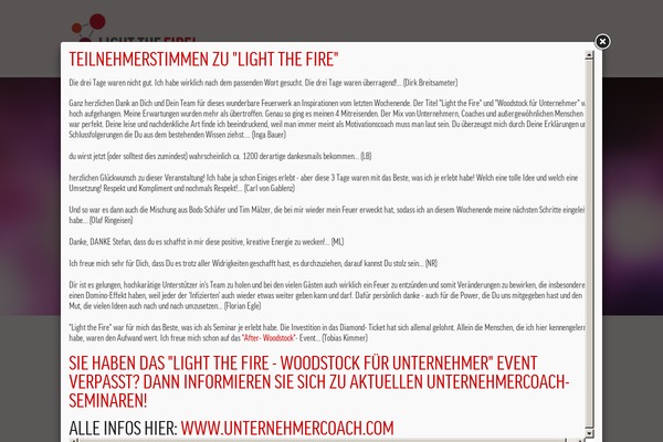 light-the-fire.com site used Lightthefire