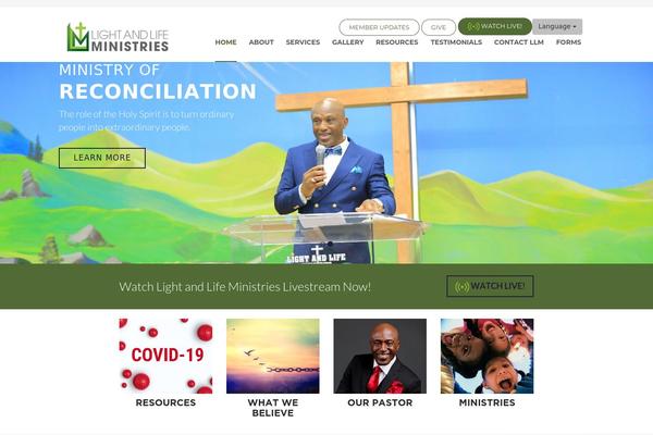 lightandlife.ca site used X Child