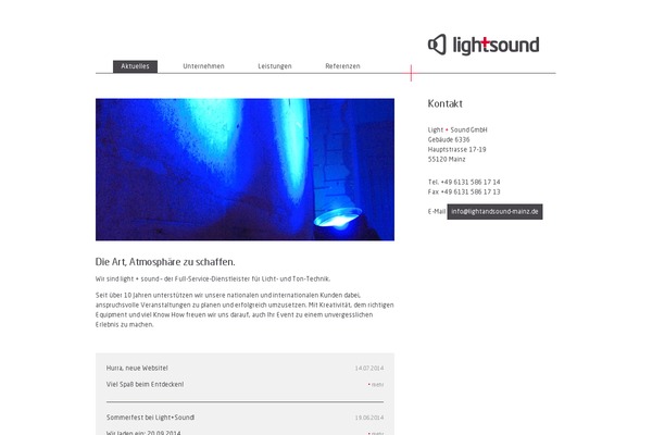 Ls theme site design template sample