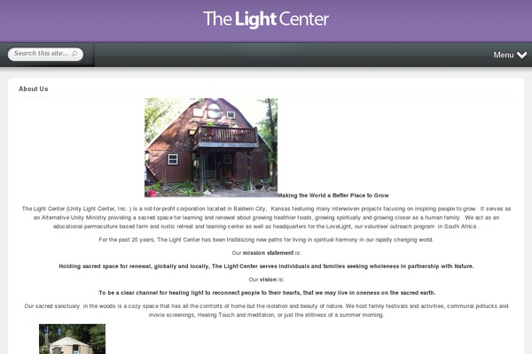 Glow theme site design template sample