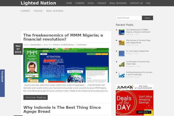 Nominal theme site design template sample
