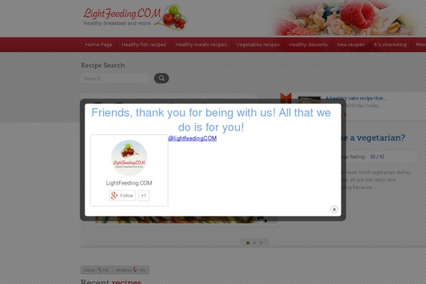 Food Recipes theme site design template sample