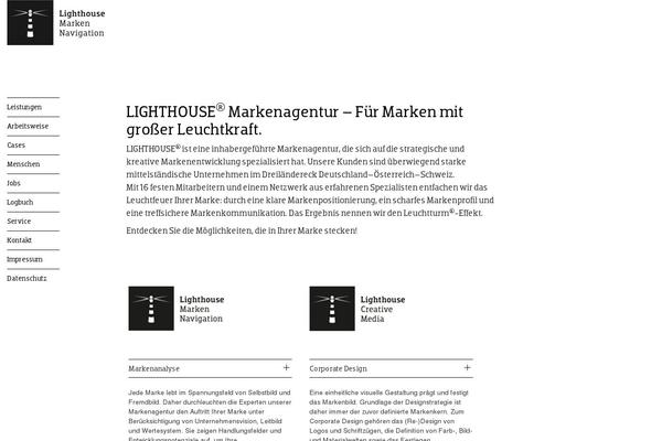lighthouse.de site used Lighthouse