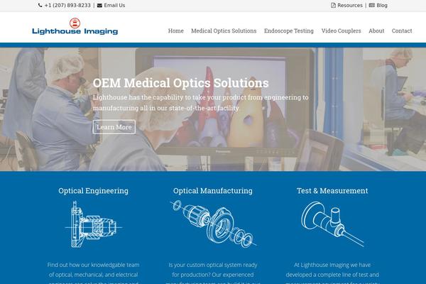 lighthouseoptics.com site used Wordpress-theme