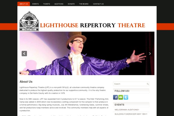 lighthouserepertorytheatre.org site used Protheatre