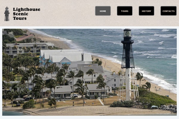 Lighthouse theme site design template sample