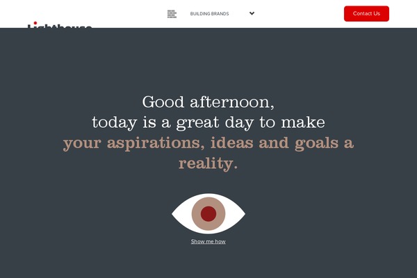 Lighthouse theme site design template sample