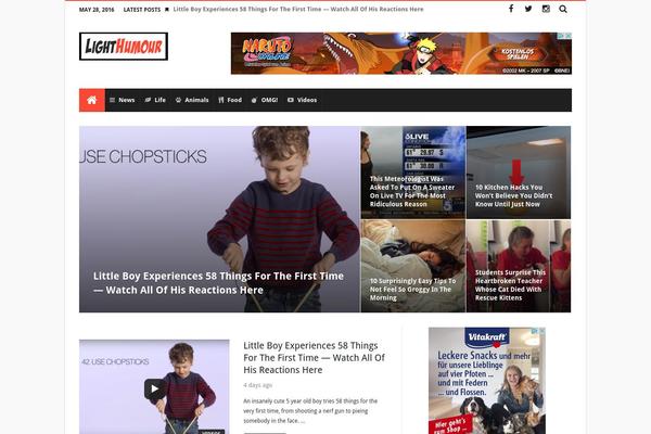 Magic Mag theme site design template sample