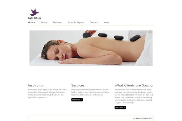 Cloudy theme site design template sample
