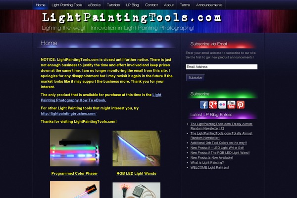 Site using Fancy Image Show plugin