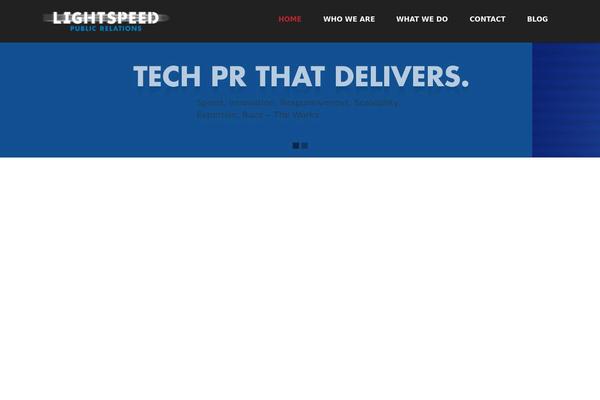 lightspeedpr.com site used Kyte