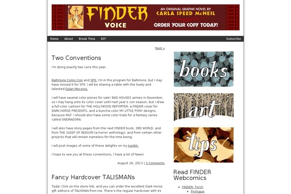 Inkblot theme site design template sample