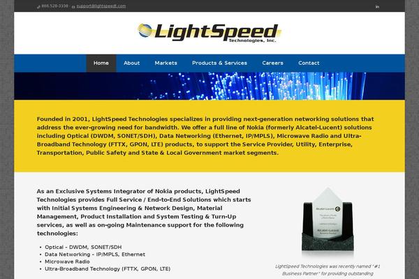 Elise theme site design template sample