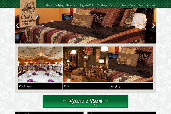 ligoniercountryinn.com site used Ligoniercountryinn