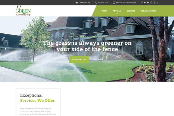 The-landscaper theme site design template sample