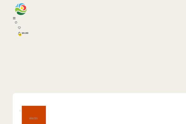 Electro theme site design template sample