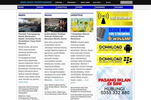 Site using Social Sharing by Danny plugin