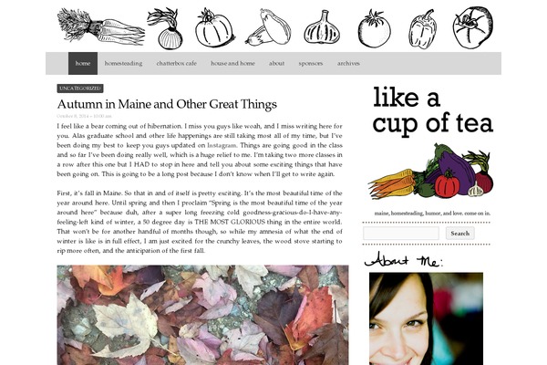 likeacupoftea.com site used Powen Lite