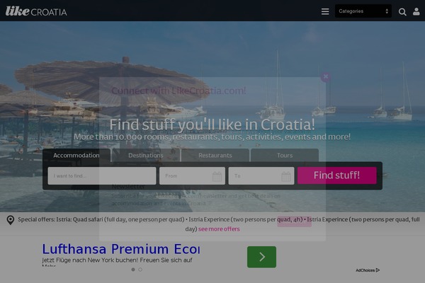 likecroatia.hr site used Likecroatia