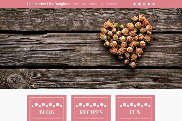 Tesseract theme site design template sample