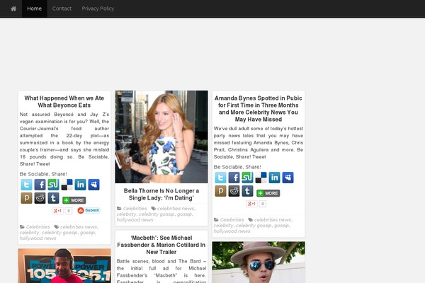 PR News theme site design template sample