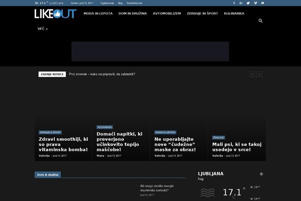 Site using Td-standard-pack plugin