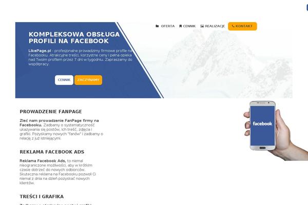 Site using SiteOrigin Widgets Bundle plugin