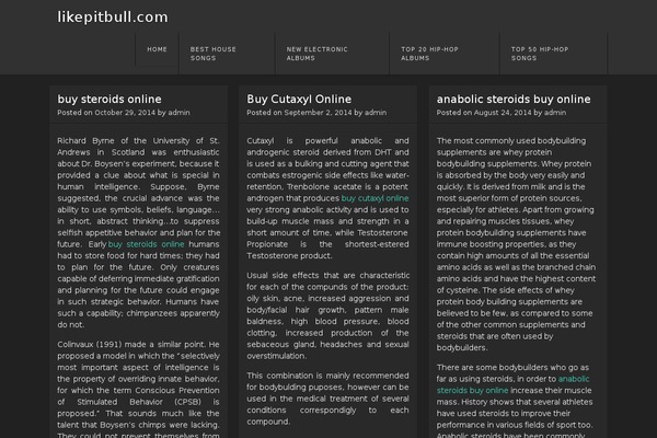 Visual theme site design template sample