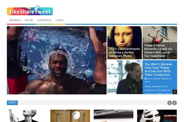SaladMag website example screenshot