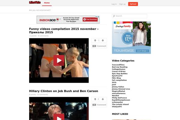likethis.net site used 9gag Theme
