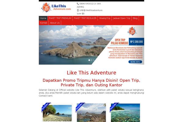 likethisadventure.com site used Wp-wisata