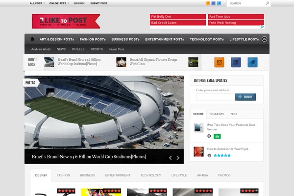 Site using Facebook-walleria plugin