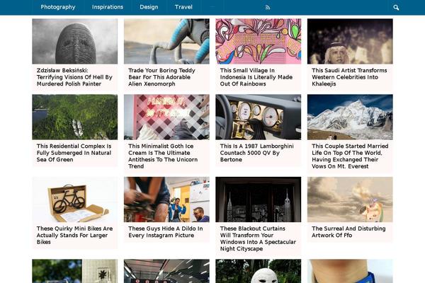 Ssmag theme site design template sample