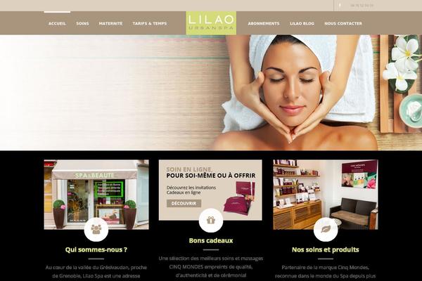 Day-spa theme site design template sample