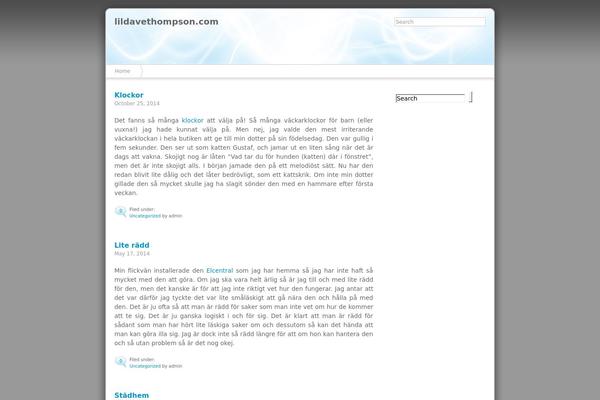 Azul theme site design template sample