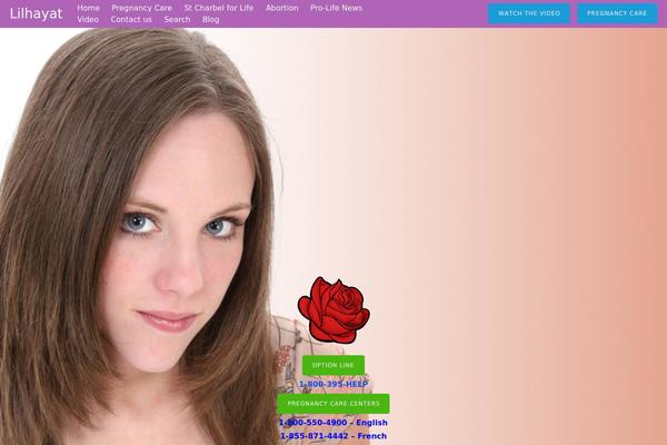 Tesseract theme site design template sample