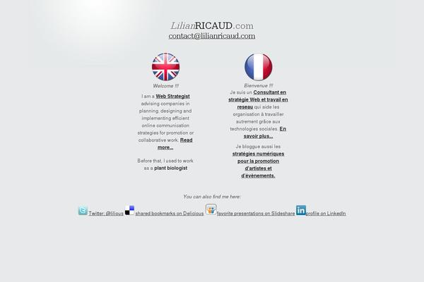 Minimal theme site design template sample