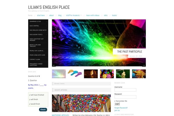 Oxygen theme site design template sample