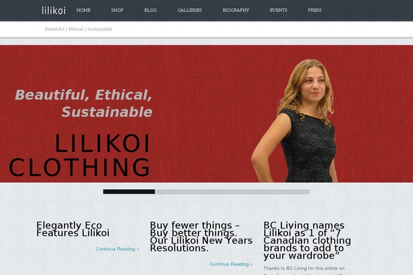 Site using Ecwid Shopping Cart plugin