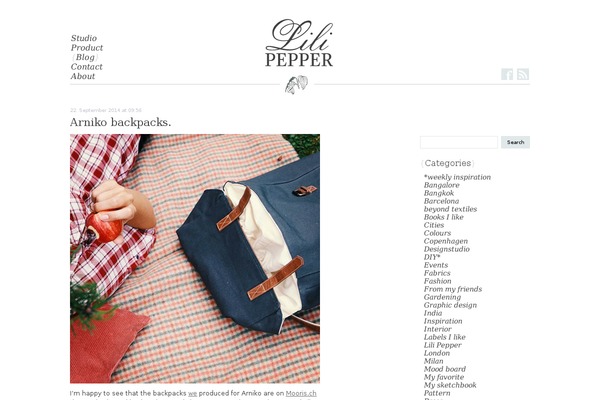 lilipepper.ch site used Carrington Text