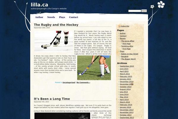 lilla.ca site used Pretty Parchment