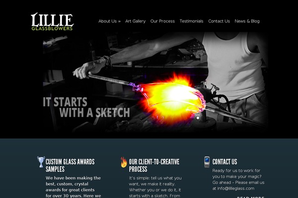Fusion theme site design template sample