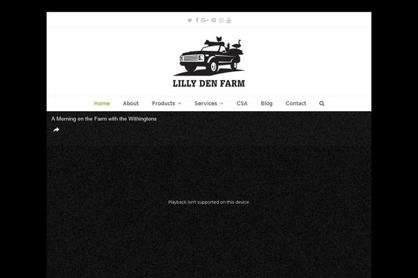 Total Child theme site design template sample