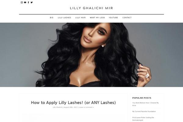 Lg theme site design template sample