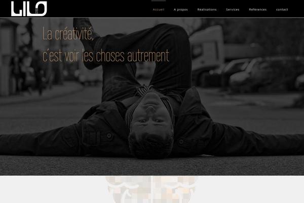 Stardust theme site design template sample