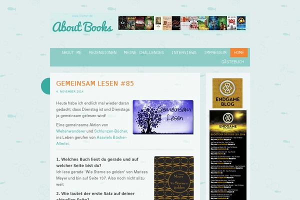 Something Fishy theme site design template sample