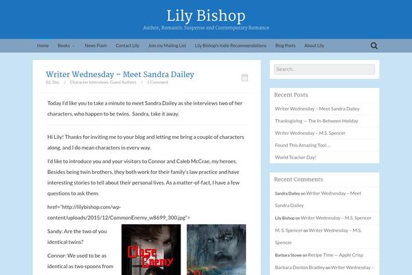 Bliss theme site design template sample