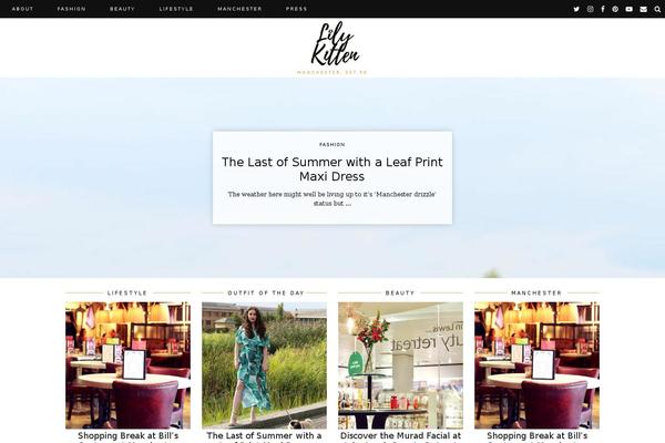 Novus theme site design template sample