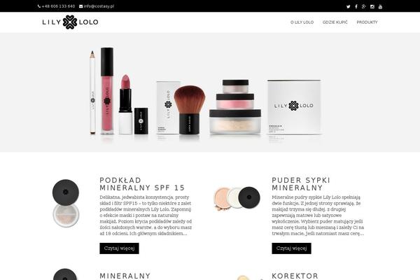 Ascent theme site design template sample